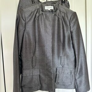 Calvin Klein Women's Gray Suit